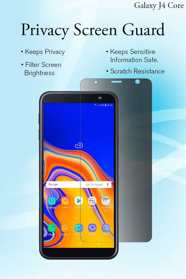Galaxy J4 Core Mobile Screen Guard Protector Pack (Set of