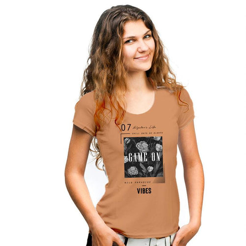 Game On, Women Half Sleeve Tshirt - FHMax.com