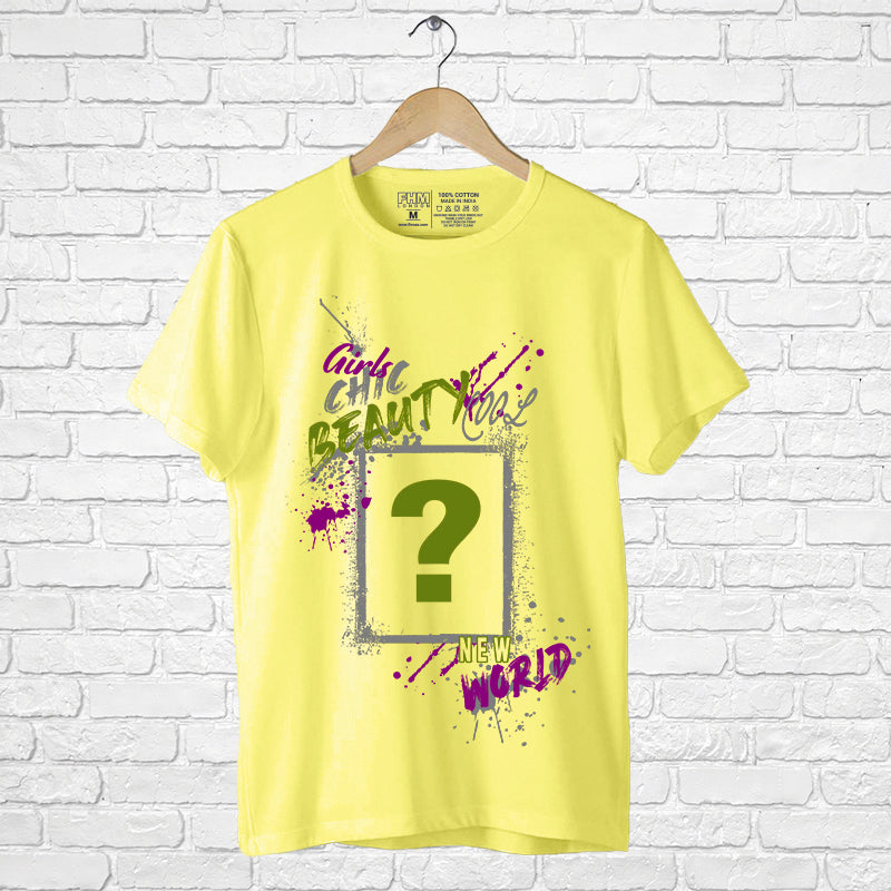 "GIRLS CHIC BEAUTY", Boyfriend Women T-shirt - FHMax.com