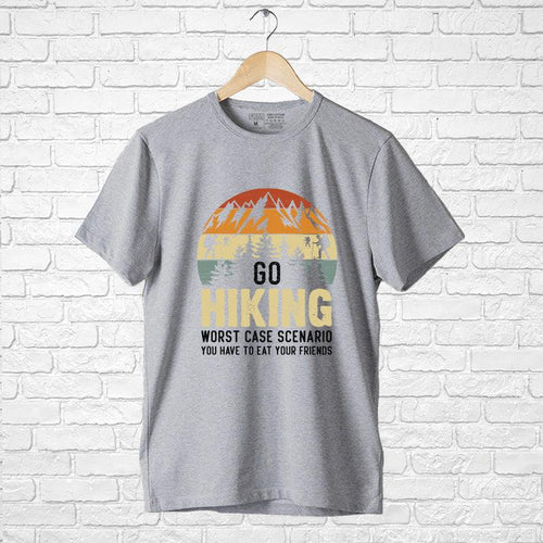 Go Hiking, Men's Half Sleeve Tshirt - FHMax.com