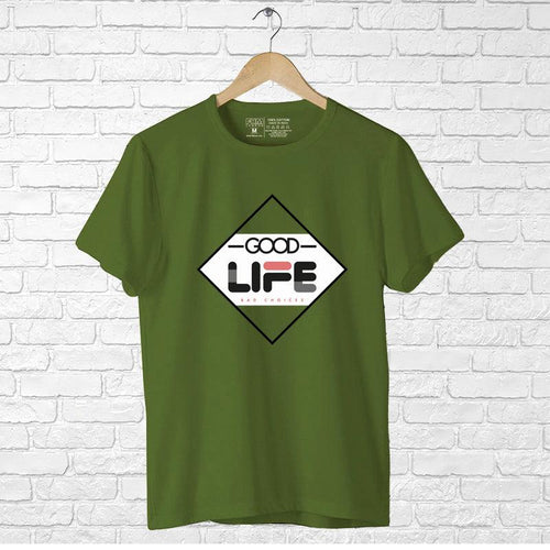 Good Life, Men's Half Sleeve Tshirt - FHMax.com