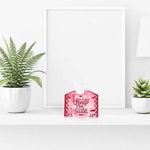Gorgeous, One Acrylic Mirror tissue box with 100 X 2 Ply tissues (2+ MM) - FHMax.com