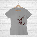 Half Moon, Women Half Sleeve Tshirt - FHMax.com