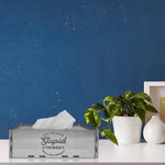 Happiness, One Acrylic Mirror tissue box with 100 X 2 Ply tissues (2+ MM) - FHMax.com