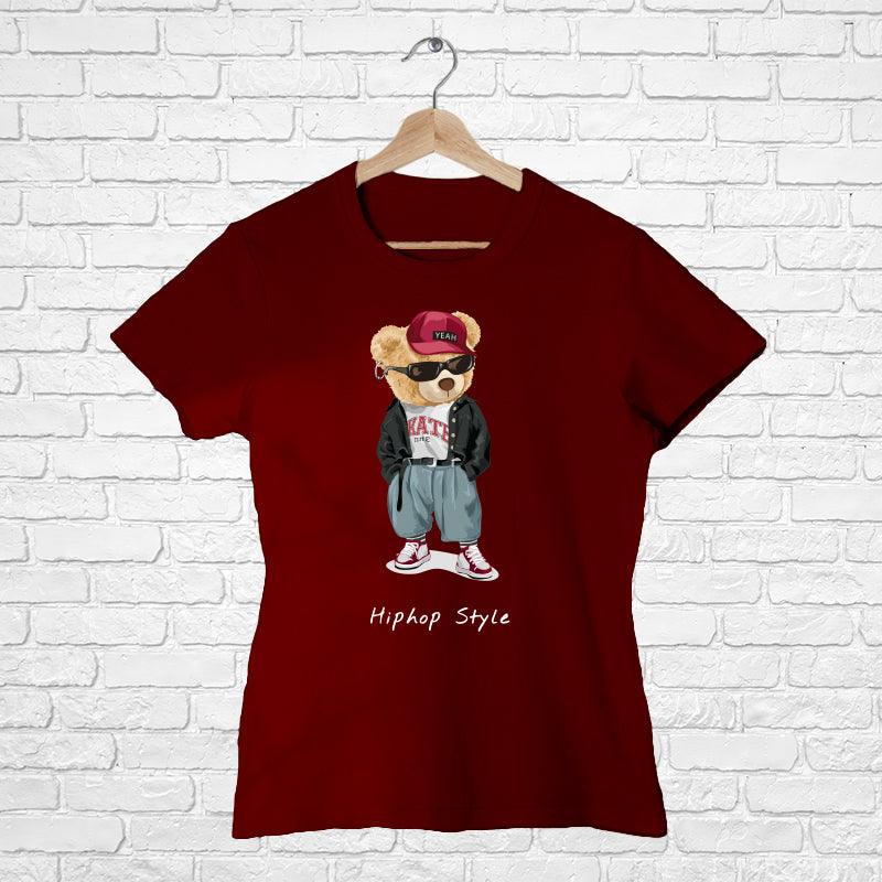 Hiphop Style Teddy, Women Half Sleeve Tshirt - FHMax.com