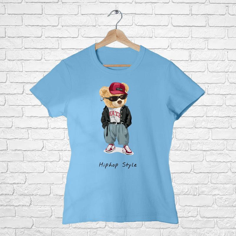 Hiphop Style Teddy, Women Half Sleeve Tshirt - FHMax.com