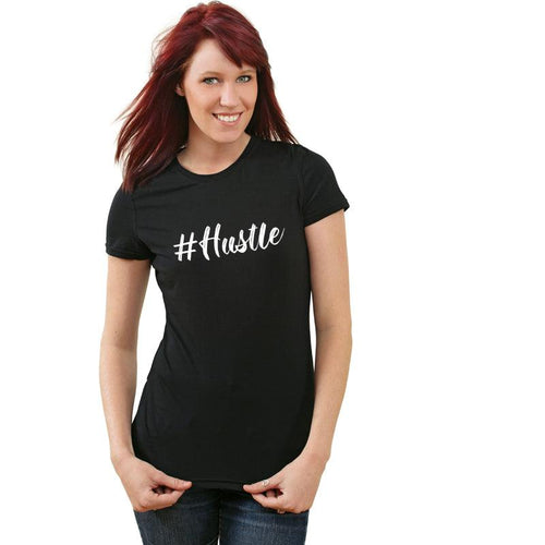 #Hustle, Women Half Sleeve T-shirt - FHMax.com