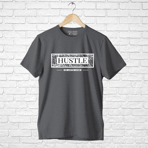 HUSTLE, Men's Half Sleeve Tshirt - FHMax.com