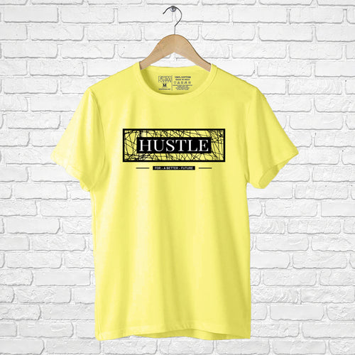 HUSTLE, Men's Half Sleeve Tshirt - FHMax.com