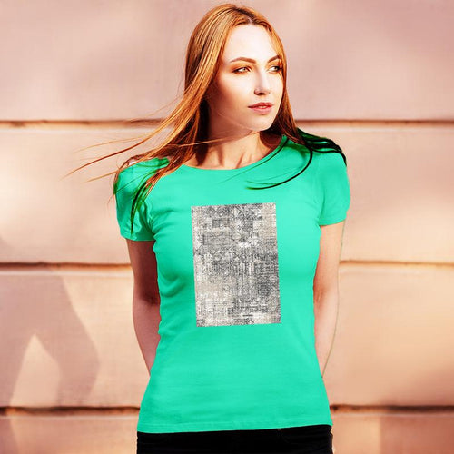 Illusion Print, Women Half Sleeve Tshirt - FHMax.com