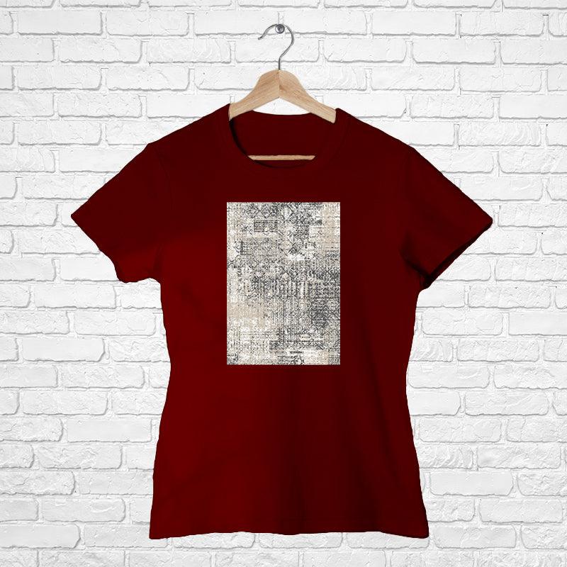 Illusion Print, Women Half Sleeve Tshirt - FHMax.com