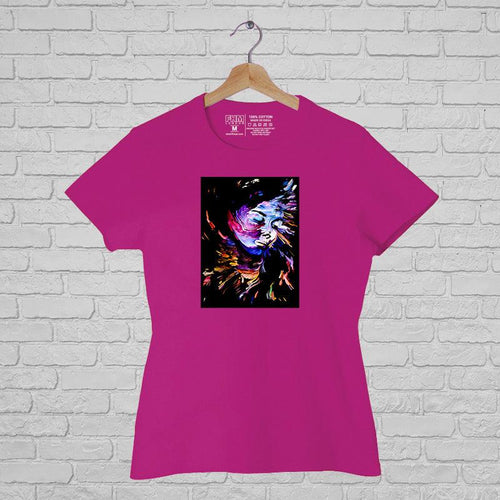 Inner Paint series, Women Half Sleeve Tshirt - FHMax.com