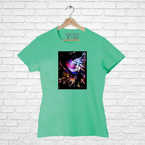 Inner Paint series, Women Half Sleeve Tshirt - FHMax.com