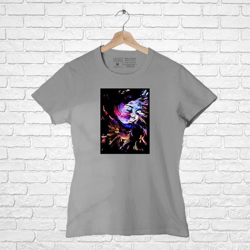 Inner Paint series, Women Half Sleeve Tshirt - FHMax.com