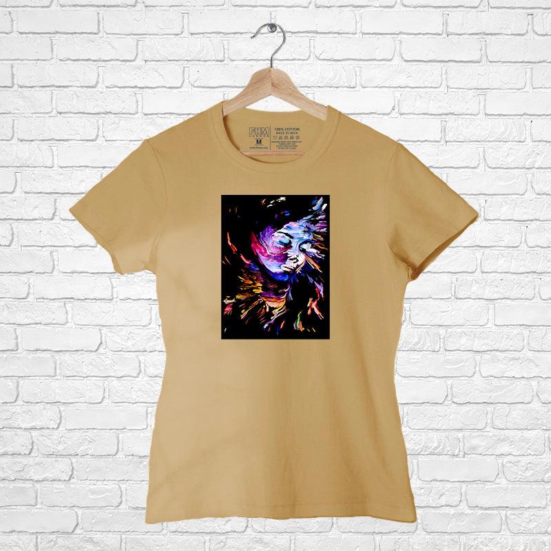 Inner Paint series, Women Half Sleeve Tshirt - FHMax.com