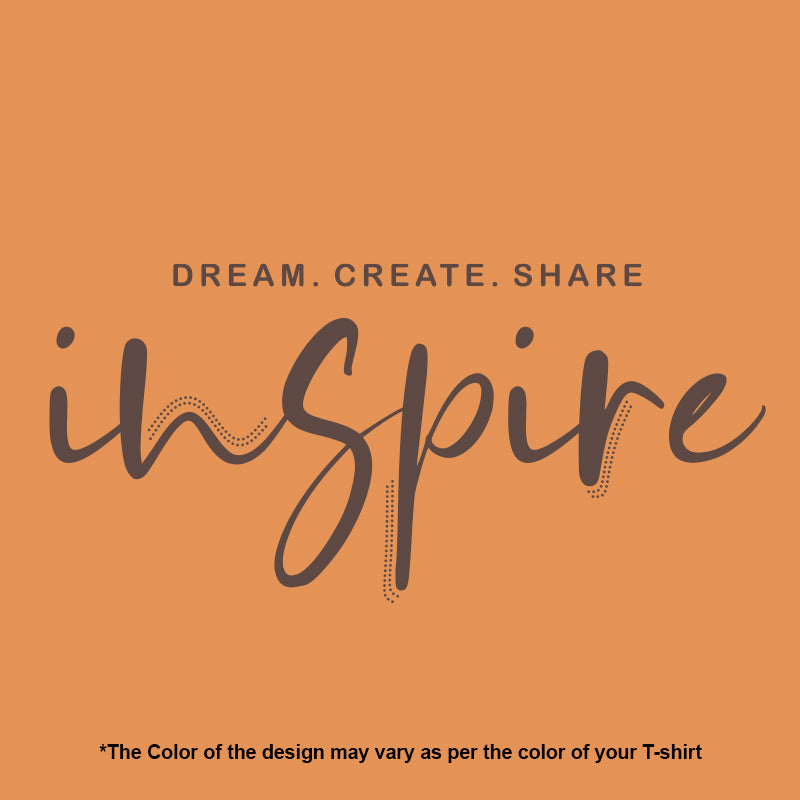 "INSPIRE", Women Half Sleeve T-shirt - FHMax.com
