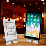 Its ok to take a Break, Reflective Acrylic Tablet stand - FHMax.com