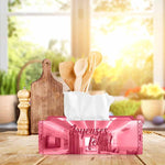 Joyeuses Fetes, One Acrylic Mirror tissue box with 100 X 2 Ply tissues (2+ MM) - FHMax.com