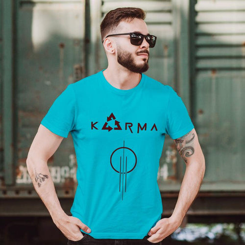 Karma, Men's Half Sleeve Tshirt - FHMax.com