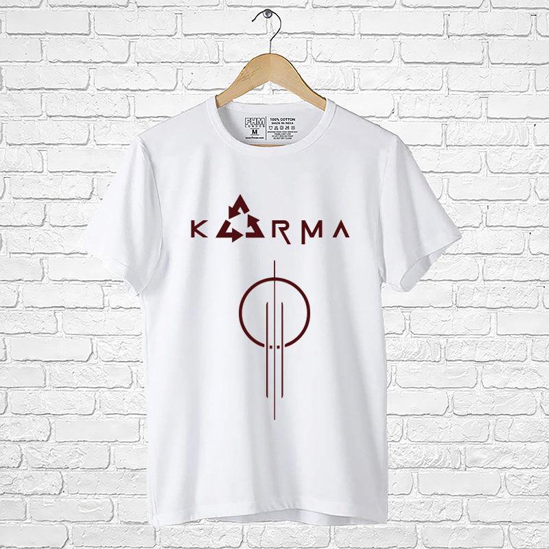 Karma, Men's Half Sleeve Tshirt - FHMax.com