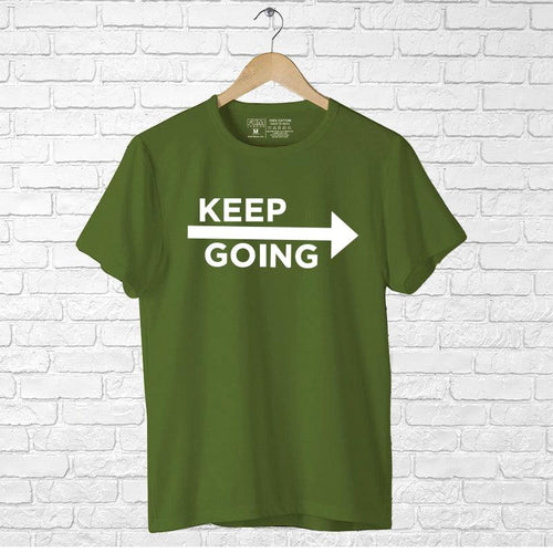 Keep Going, Men's Half Sleeve Tshirt - FHMax.com