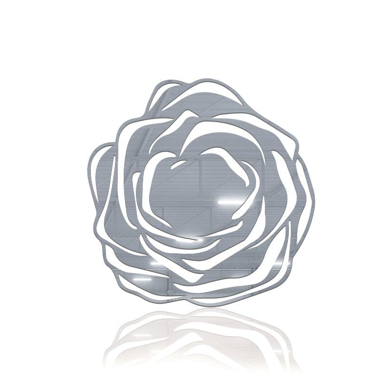 Laser Cutting Rose Design, Acrylic Mirror Coaster  (2+ MM) - FHMax.com