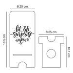 Let life surprise you,  Reflective Acrylic Mobile Phone stand - FHMax.com