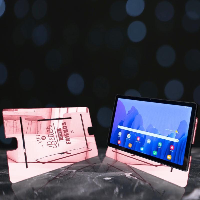 Life is better with Friends, Reflective Acrylic Tablet stand - FHMax.com