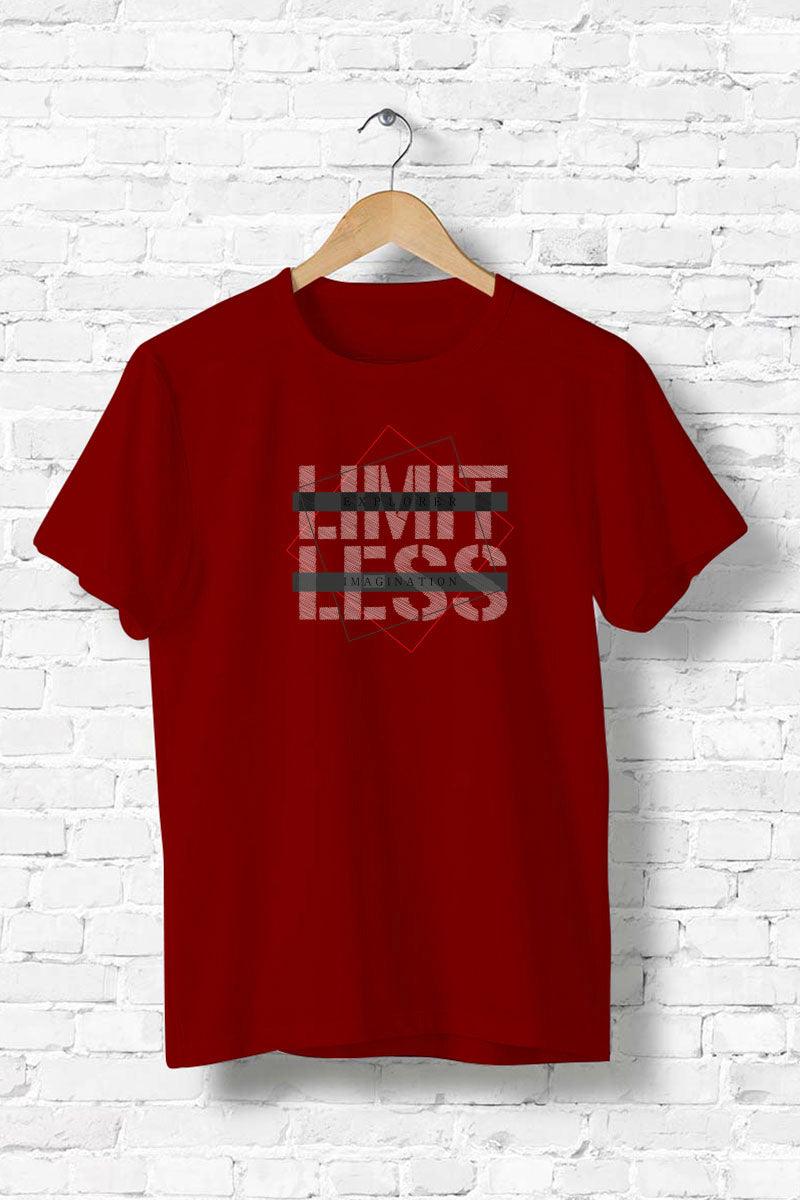 Limit Less, Men's Half Sleeve Tshirt - FHMax.com