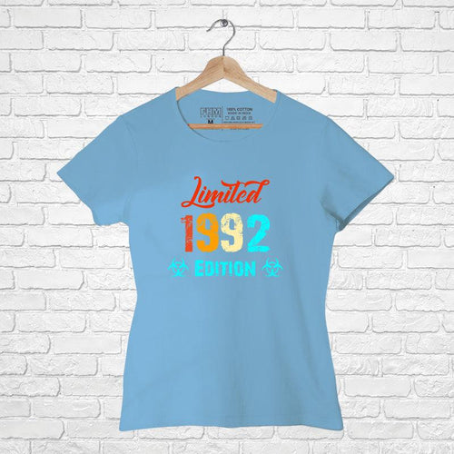 Limited 1992 Edition, Women Half Sleeve T-shirt - FHMax.com