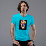 Lion, Men's Half Sleeve Tshirt - FHMax.com