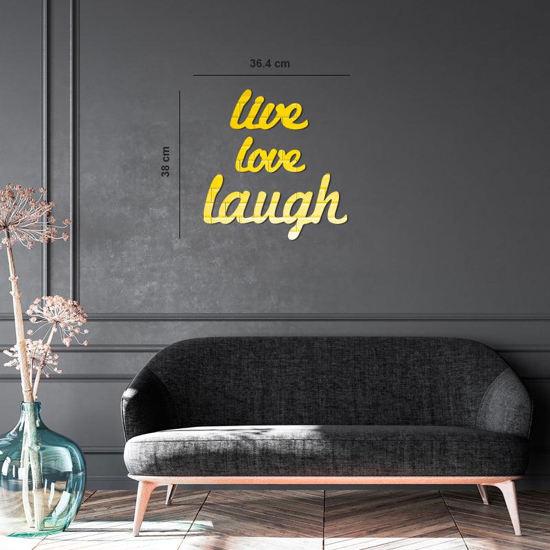 Live Love Laugh, Acrylic Mirror wall art - FHMax.com