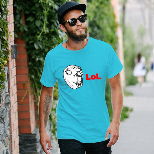 LOL, Men's Half Sleeve Tshirt - FHMax.com