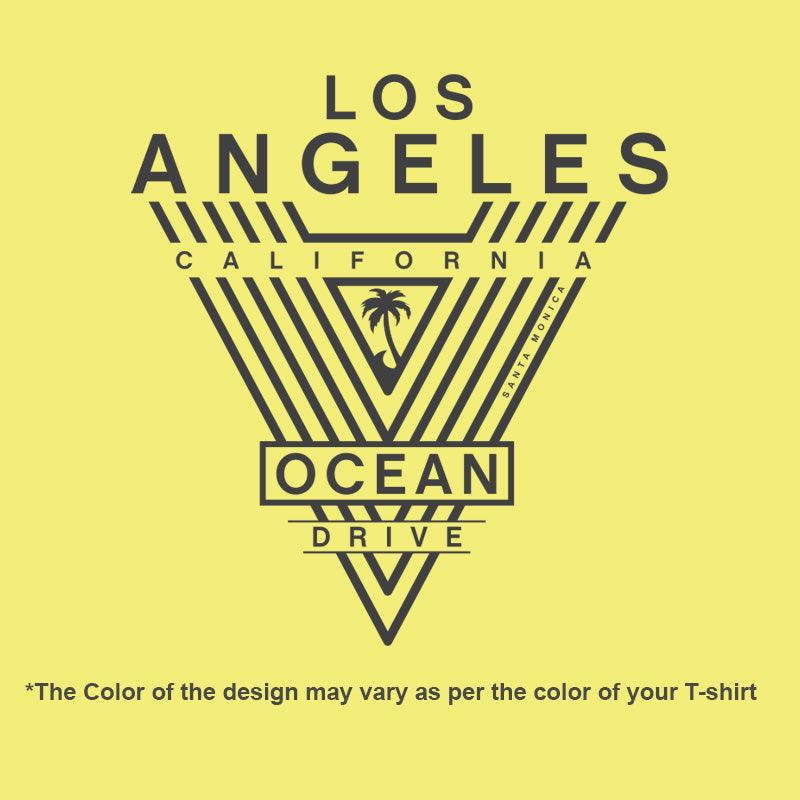 Los Angeles Ocean Drive, Men's Half Sleeve Tshirt - FHMax.com
