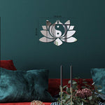 Lotus,  Acrylic Mirror wall art - FHMax.com