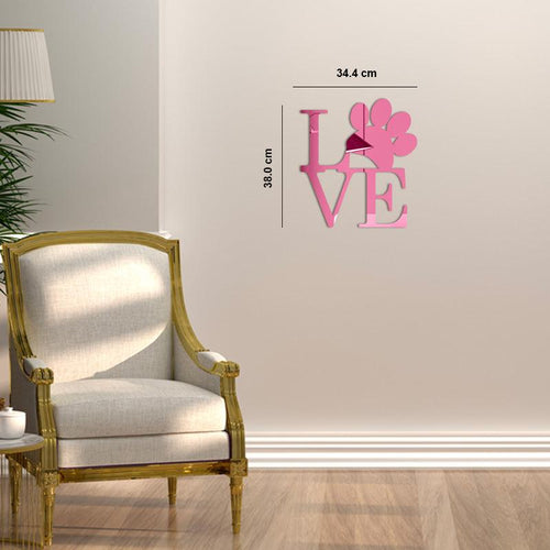 LOVE, Acrylic Mirror wall art - FHMax.com
