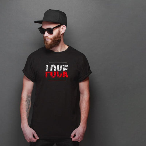 Love , Men's Half Sleeve Tshirt - FHMax.com