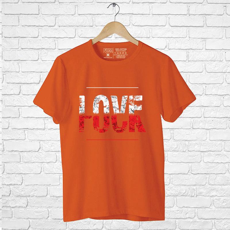 Love , Men's Half Sleeve Tshirt - FHMax.com