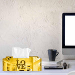 LOVE, One Acrylic Mirror tissue box with 100 X 2 Ply tissues (2+ MM) - FHMax.com