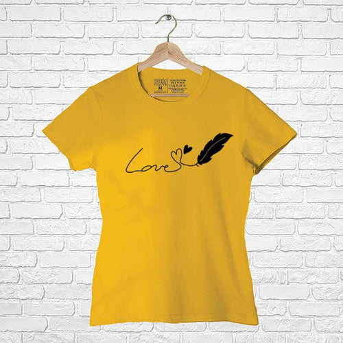 Lovely Leaf, Women Half Sleeve Tshirt - FHMax.com