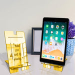 Make Yourself Priority, Reflective Acrylic Tablet stand - FHMax.com