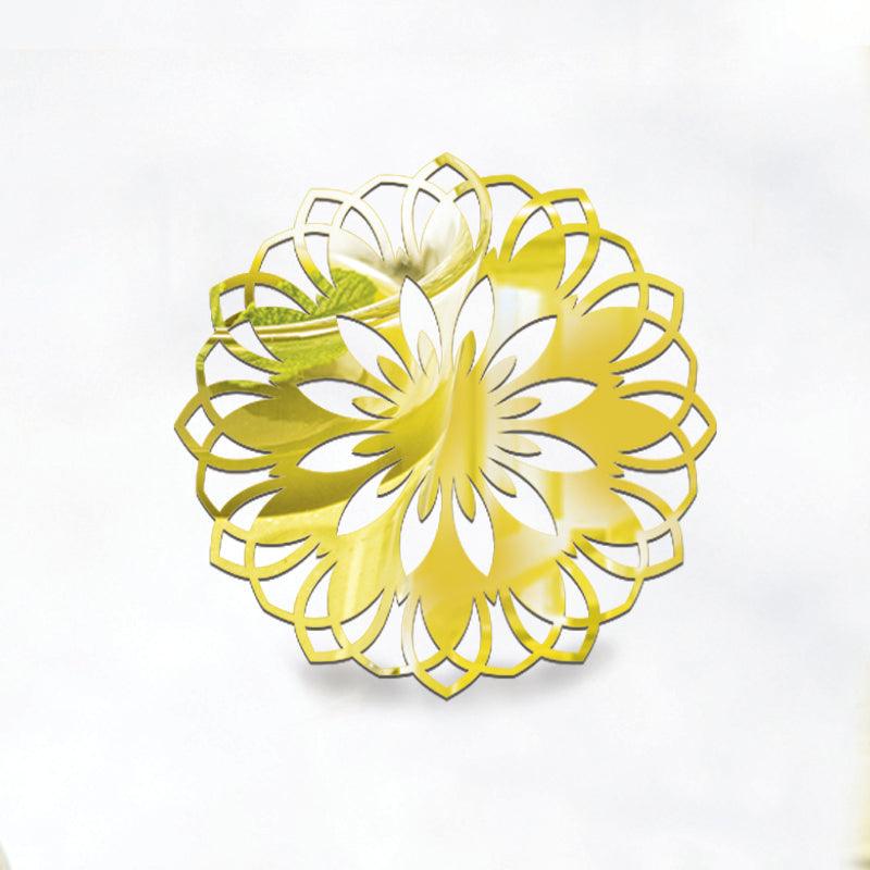Mandala Design,  Acrylic Mirror Coaster  (2+ MM) - FHMax.com