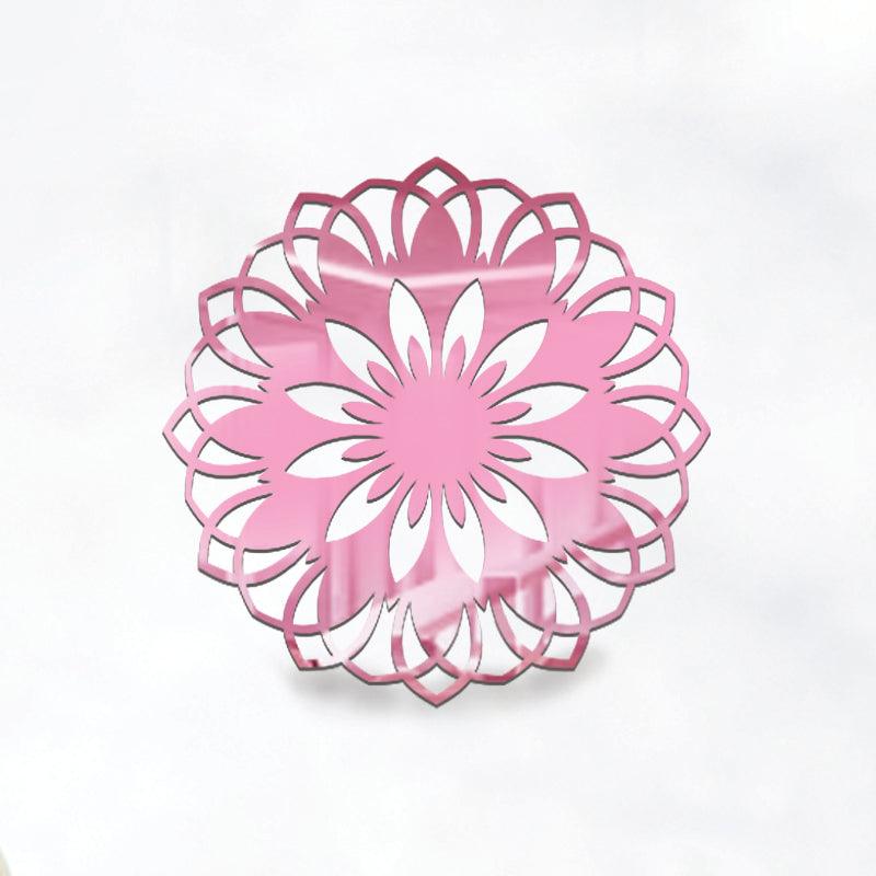 Mandala Design,  Acrylic Mirror Coaster  (2+ MM) - FHMax.com