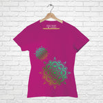 Mandala art Design, Women Half Sleeve T-shirt - FHMax.com