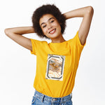 Marble Printing, Women Half Sleeve Tshirt - FHMax.com