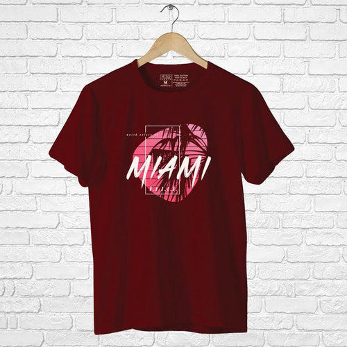 Miami Beach, Men's Half Sleeve Tshirt - FHMax.com