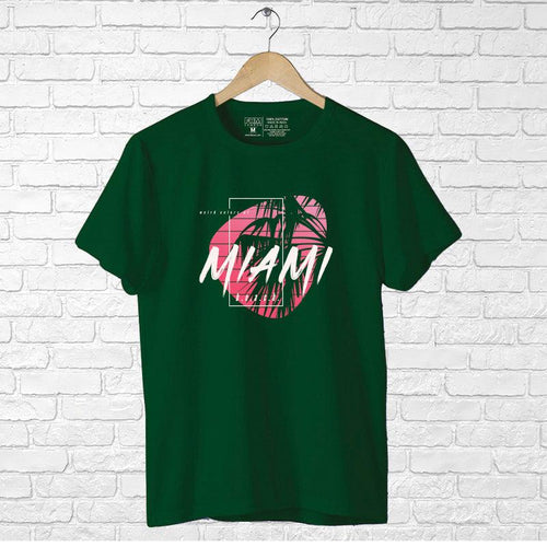 Miami Beach, Men's Half Sleeve Tshirt - FHMax.com