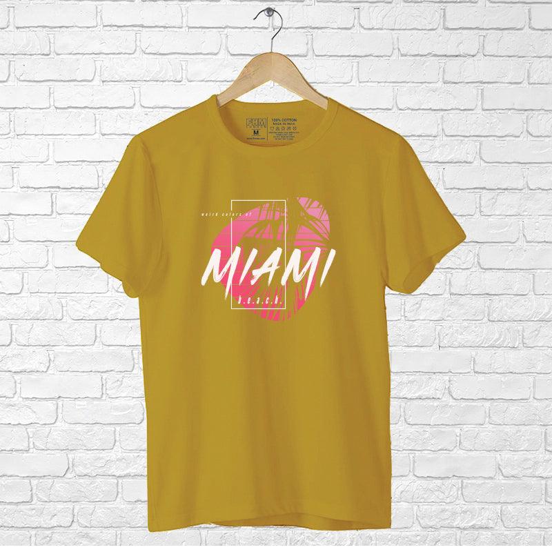 Miami Beach, Men's Half Sleeve Tshirt - FHMax.com