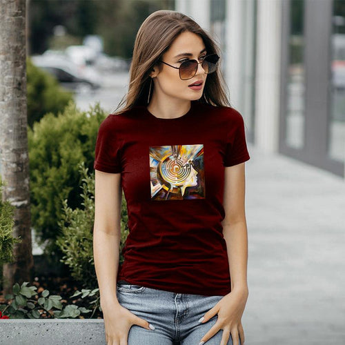 Modern Art, Women Half Sleeve Tshirt - FHMax.com