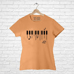Music Keys, Women Half Sleeve Tshirt - FHMax.com